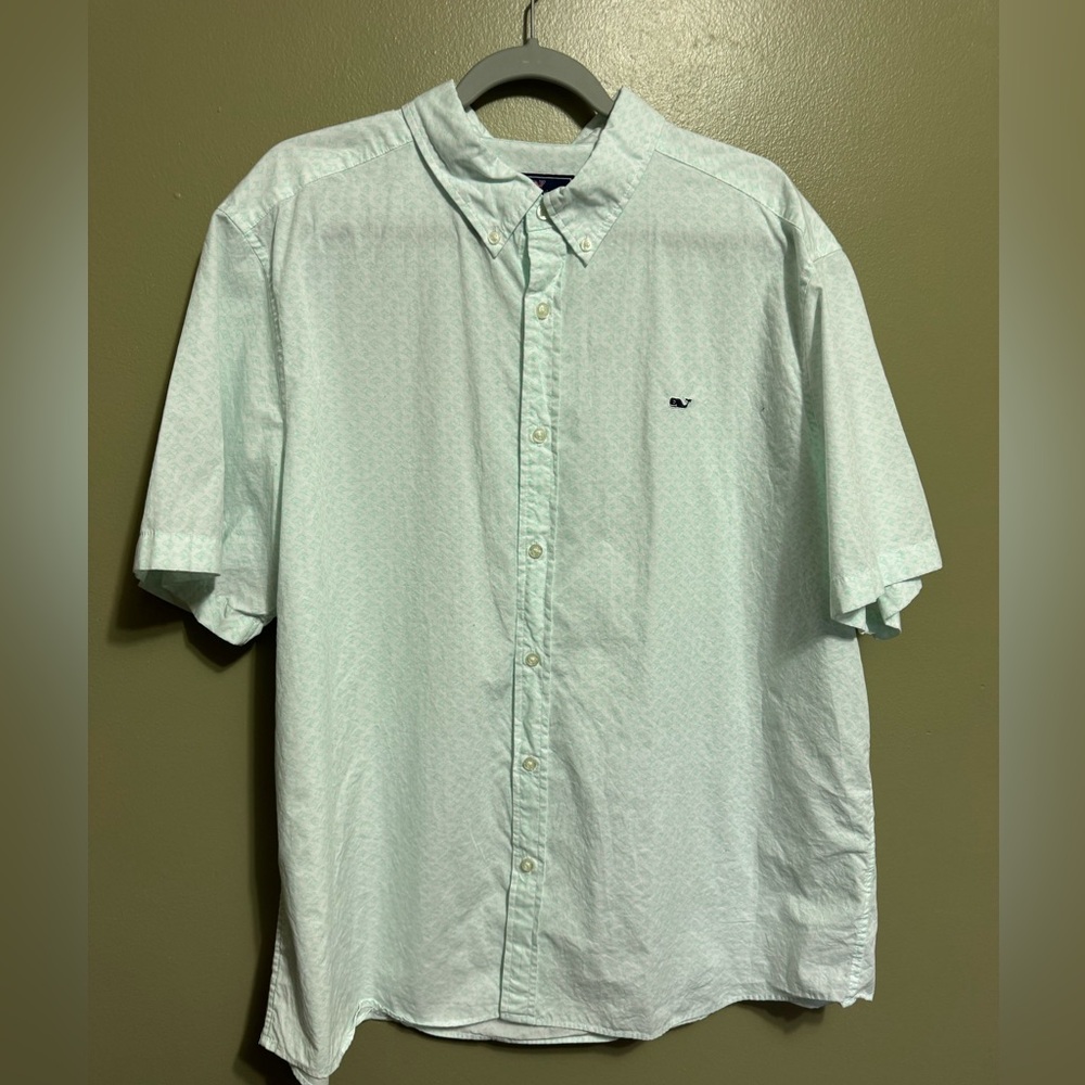 Vineyard Vines Tucker Short Sleeve Button Down, Size XXL‎